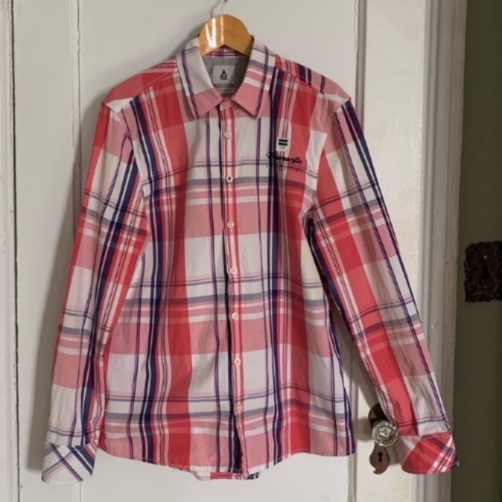 Gaastra Long Sleeve Multicolor Plaid Shirt - Picture 2 of 16